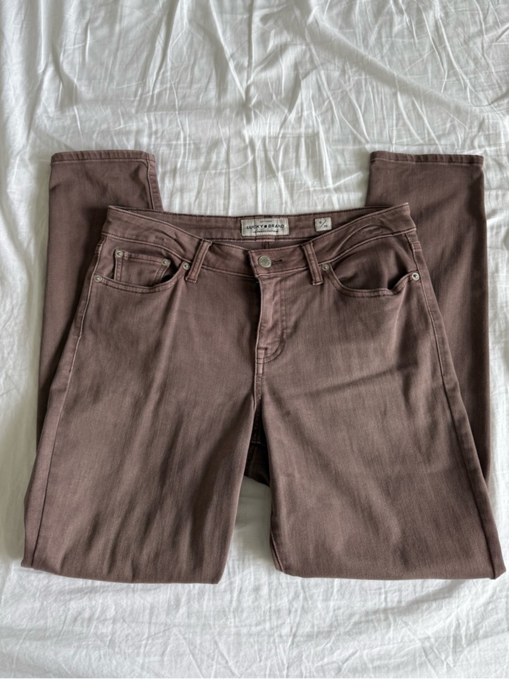 Lucky Brand Lolita Skinny Straight Leg Jeans (dusty rose) — 8/29